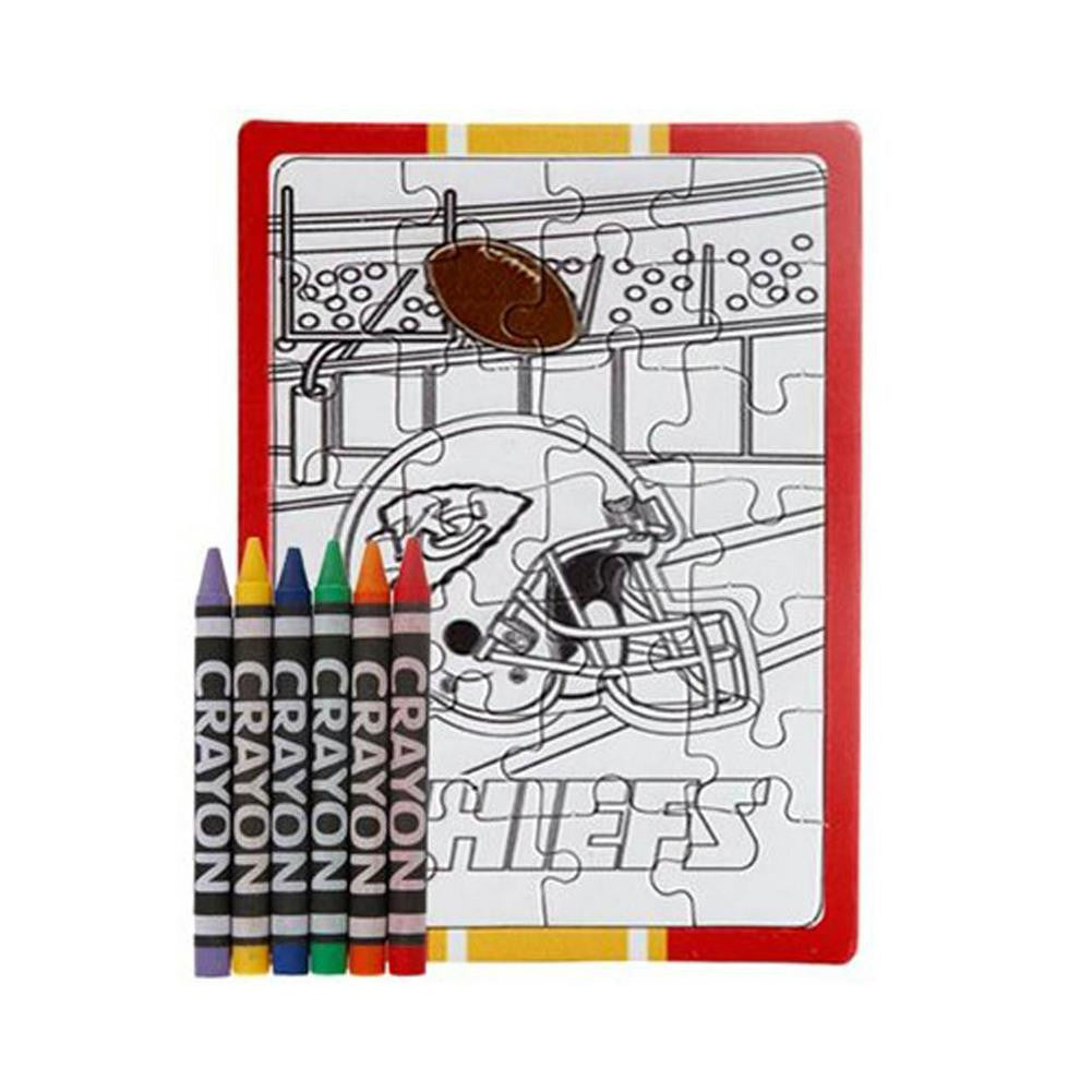 NFL Kansas City Chiefs Color Your Own Puzzle