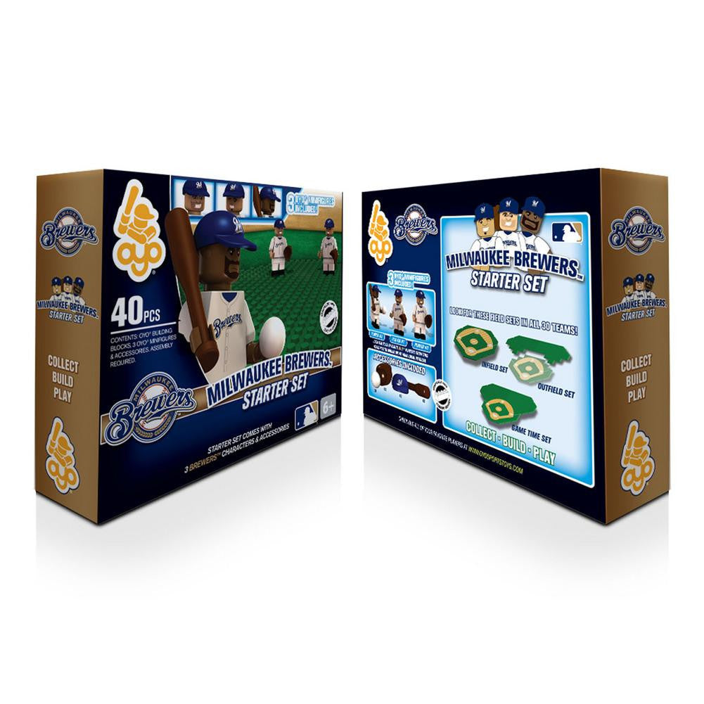 OYO MLB Practice Field Set - Milwaukee Brewers