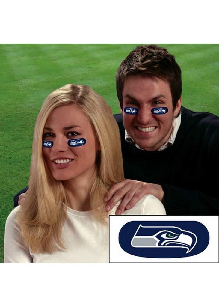 Party Animal Stick-On Eye Black Strips - NFL Seattle Seahawks