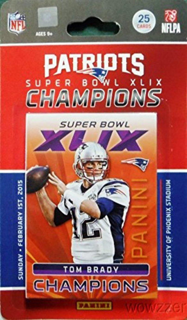 2015 Panini Super BOwl Champions Set New England Patriots