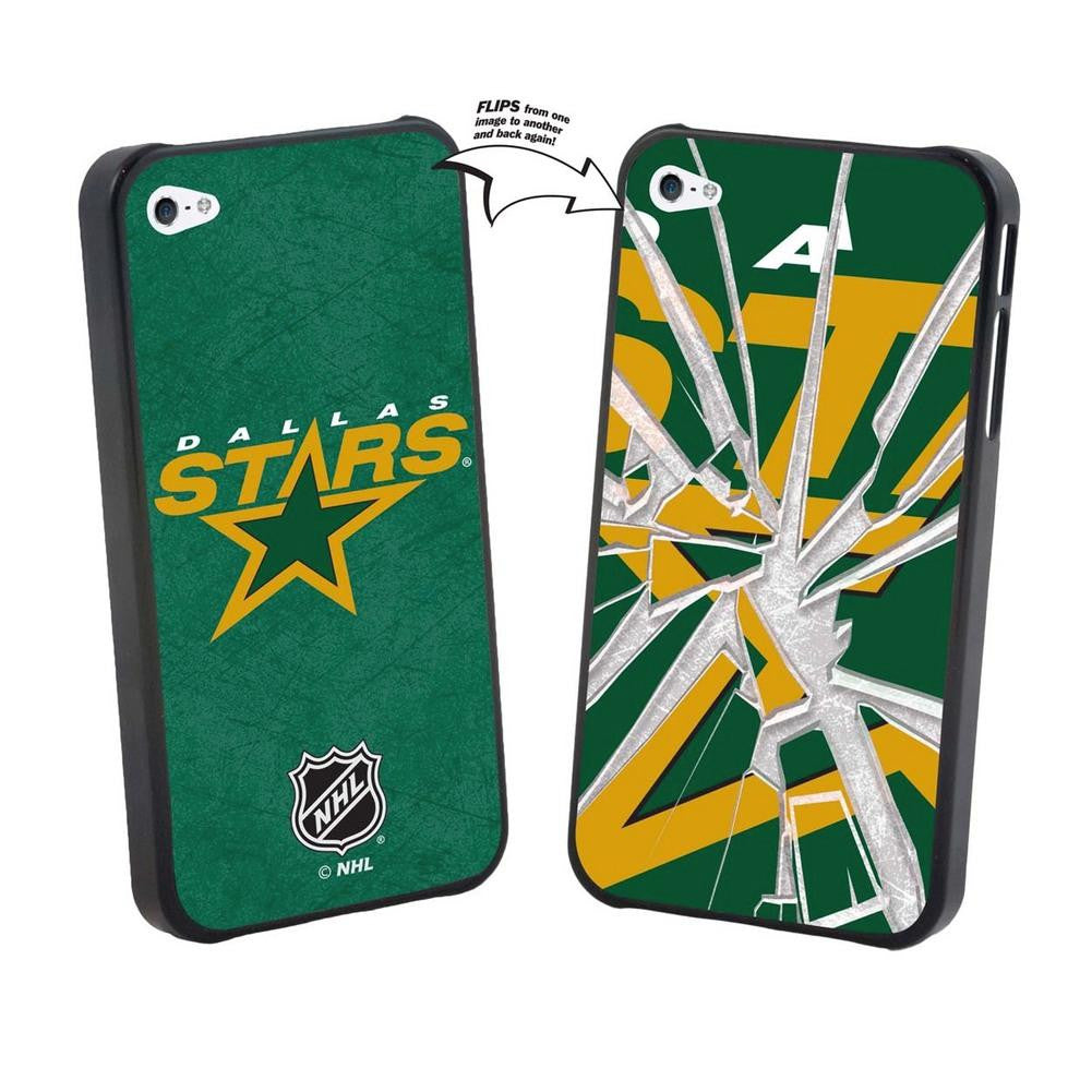 Iphone 4-4S NHL Dallas Stars Broken Glass Lenticular Case