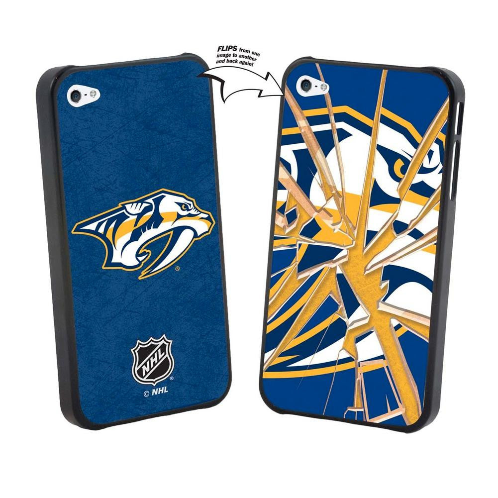 Iphone 5 NHL Nashville Predators Broken Glass Lenticular Case