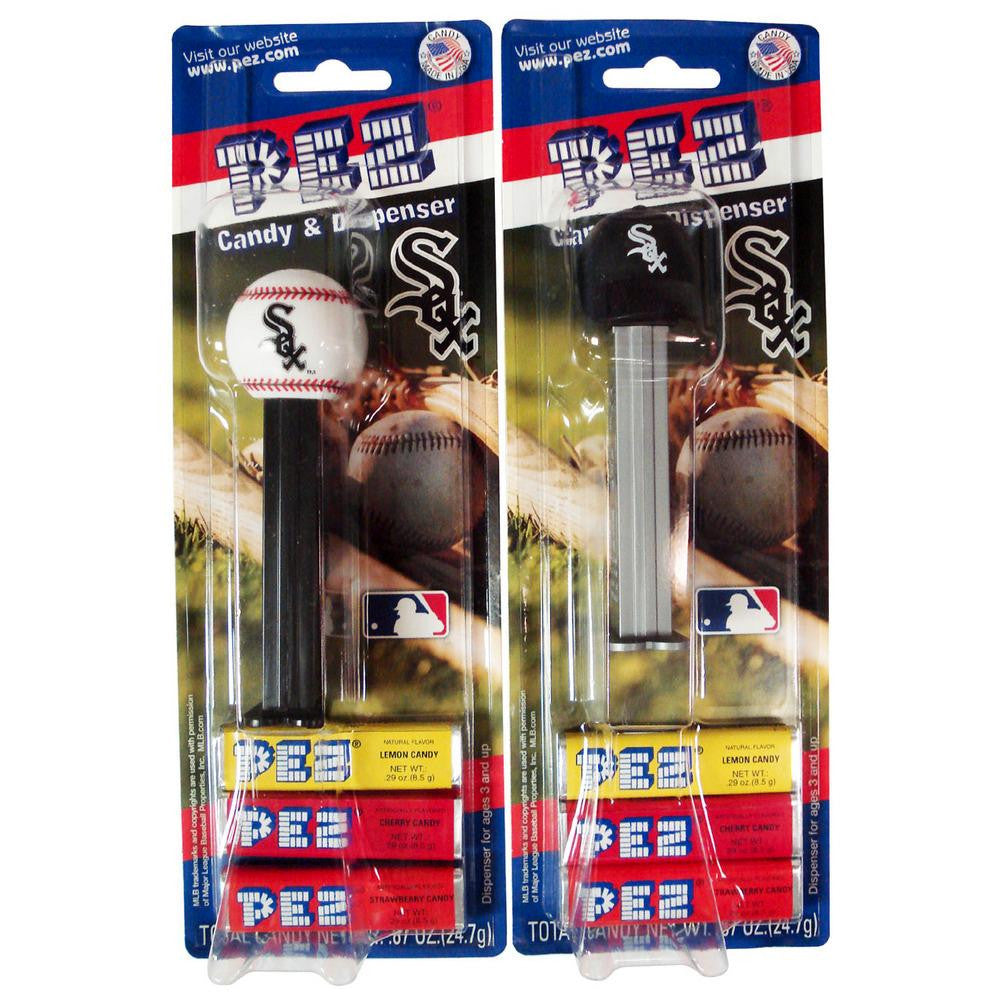 Pez Candy Dispenser 12Ct - Chicago White Sox