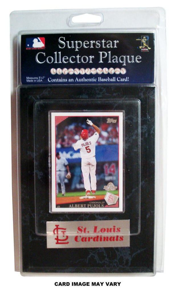 MLB St Louis Cardinals Albert Pujols Card Plaque