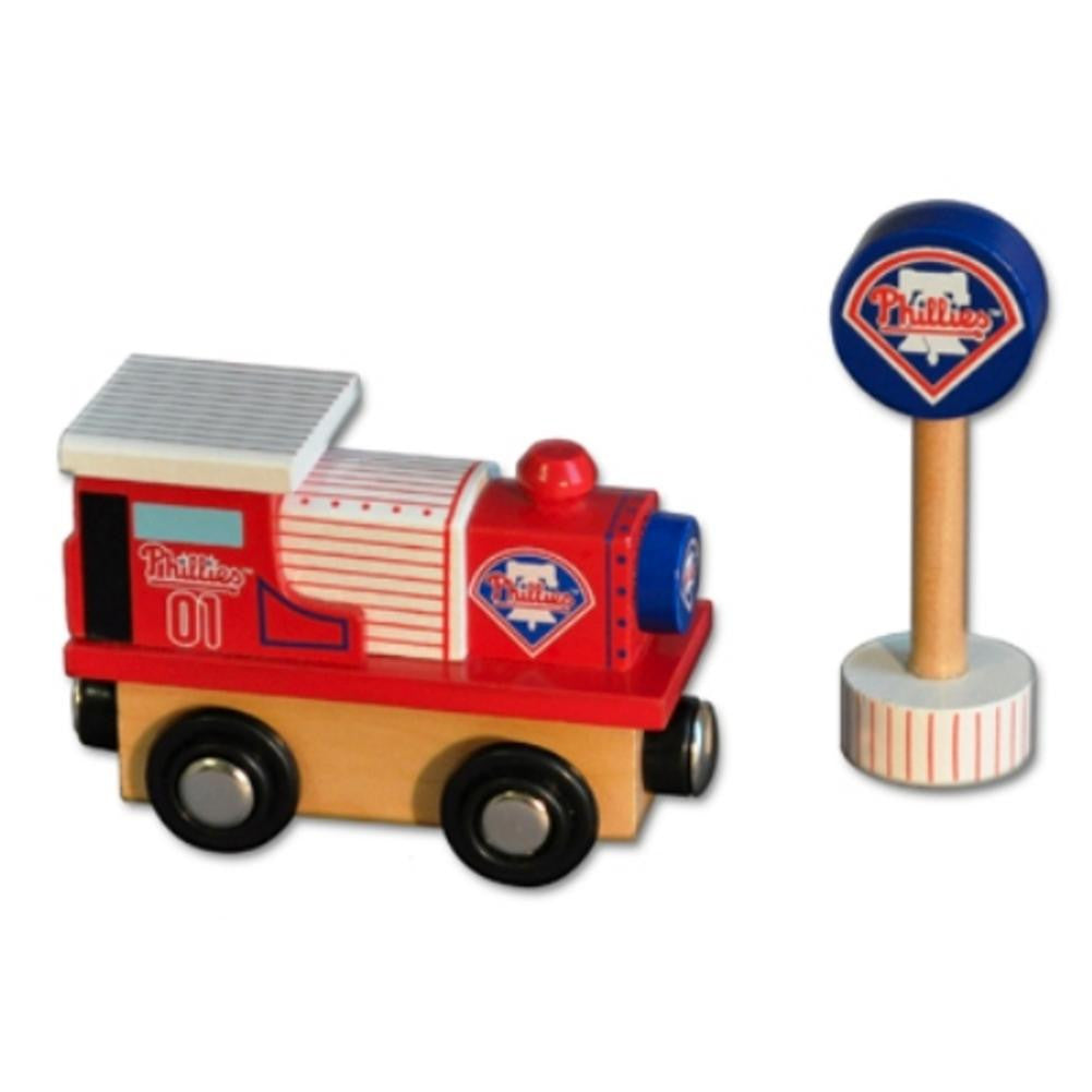 All Star Express MLB Wood Train - Train Engine - Philadelphia Phillies