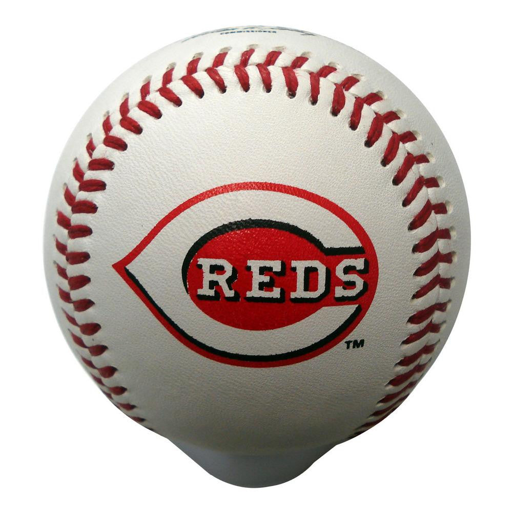 Blank Leather MLB Team Logo Baseballs - Cincinnati Reds