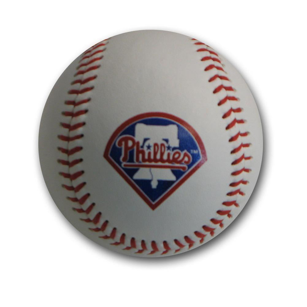 Blank Leather MLB Team Logo Baseballs - Philadelphia Phillies