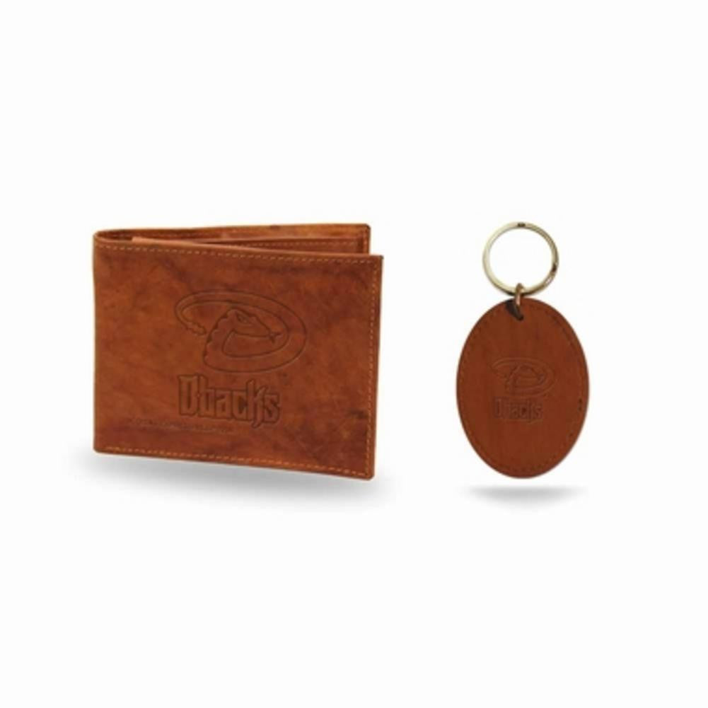 MLB Arizona Diamondbacks Wallet and Key Fob Gift Set