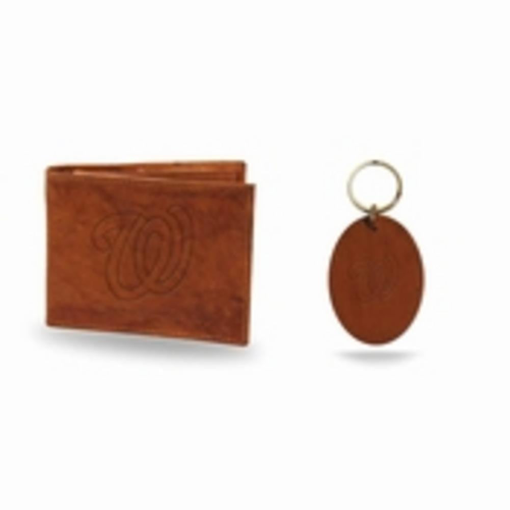 MLB Washington Nationals Wallet and Key Fob Gift Set
