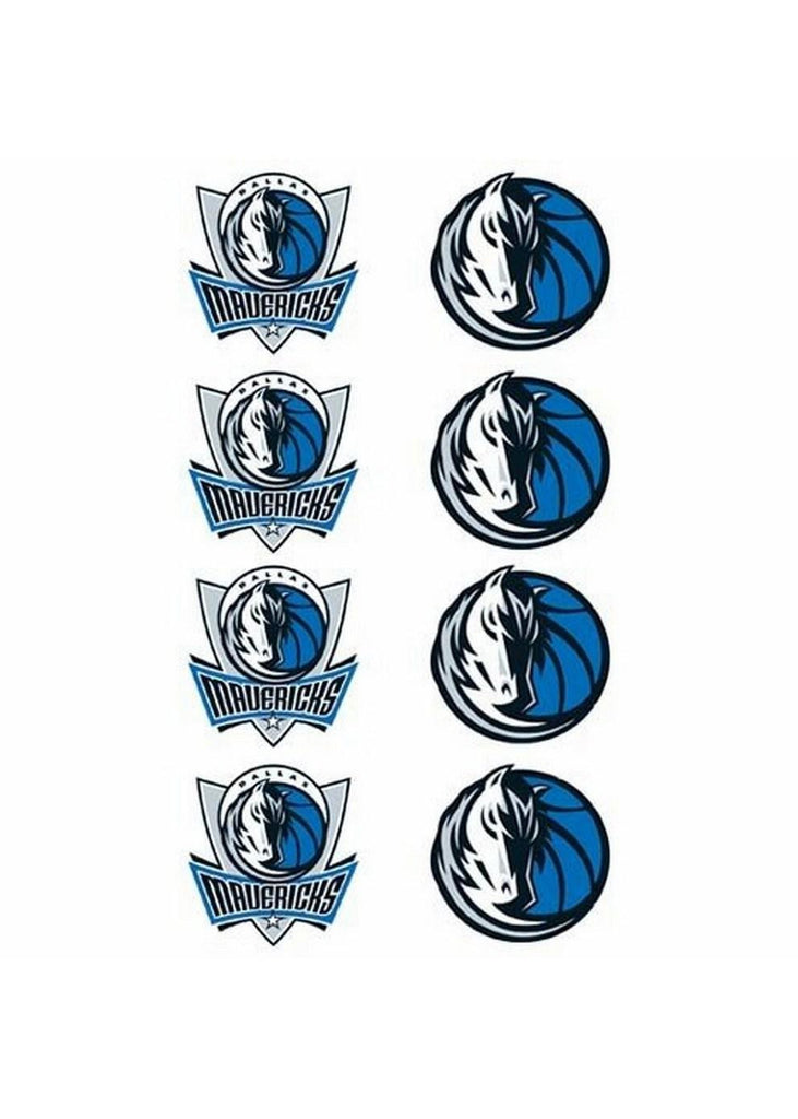 NBA Dallas Mavericks 8-Pack Waterless Temporary Tattoos