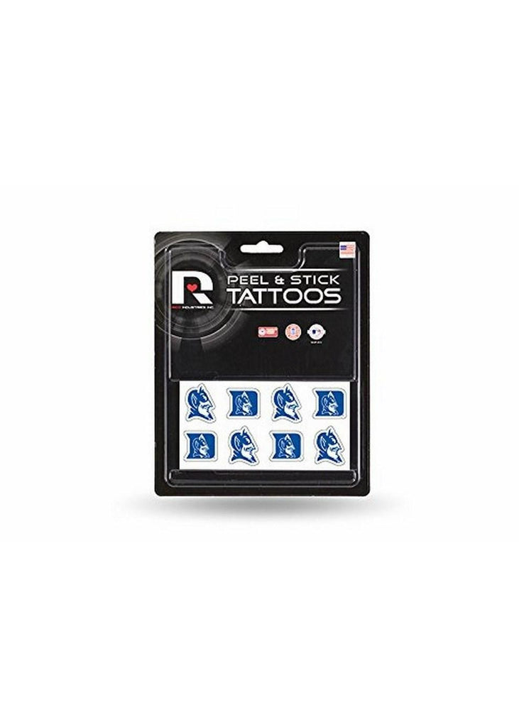 NCAA Duke University Blue Devils 8 Piece Temporary Tattoos