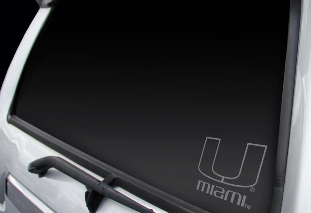 NCAA University of Miami Hurricanes Window Decal