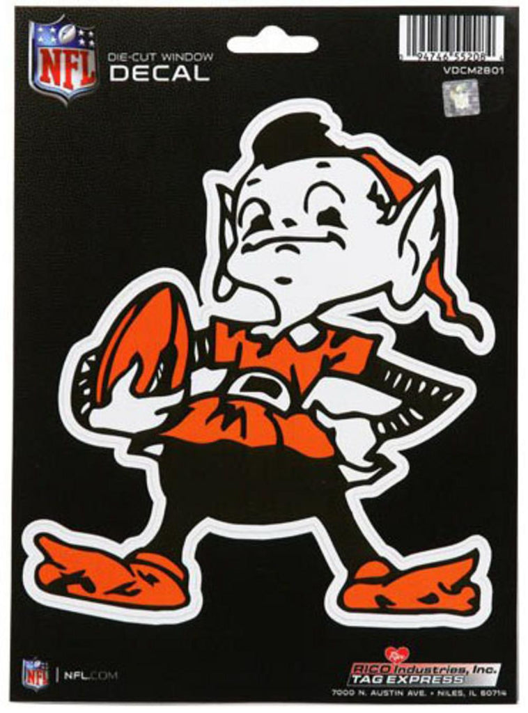 NFL Cleveland Browns 5x6 Die-Cut Decal
