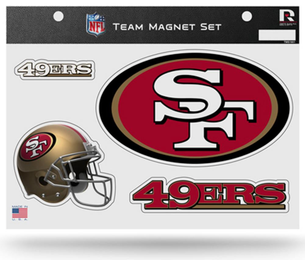 NFL San Francisco 49ers Team Magnet Set