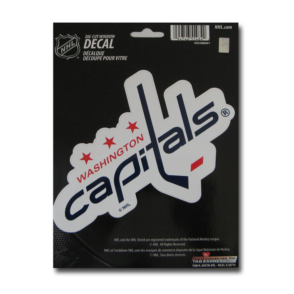 NHL Washington Capitals 5x6 Die-Cut Decal