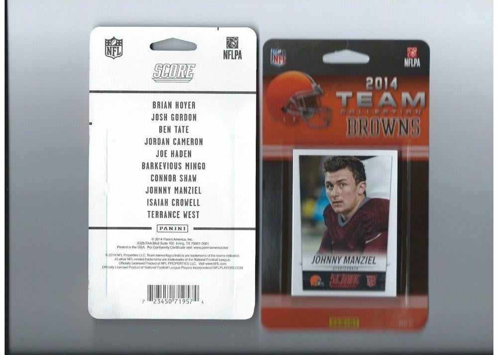 Cleveland Browns Licensed 2014 Score Team Set