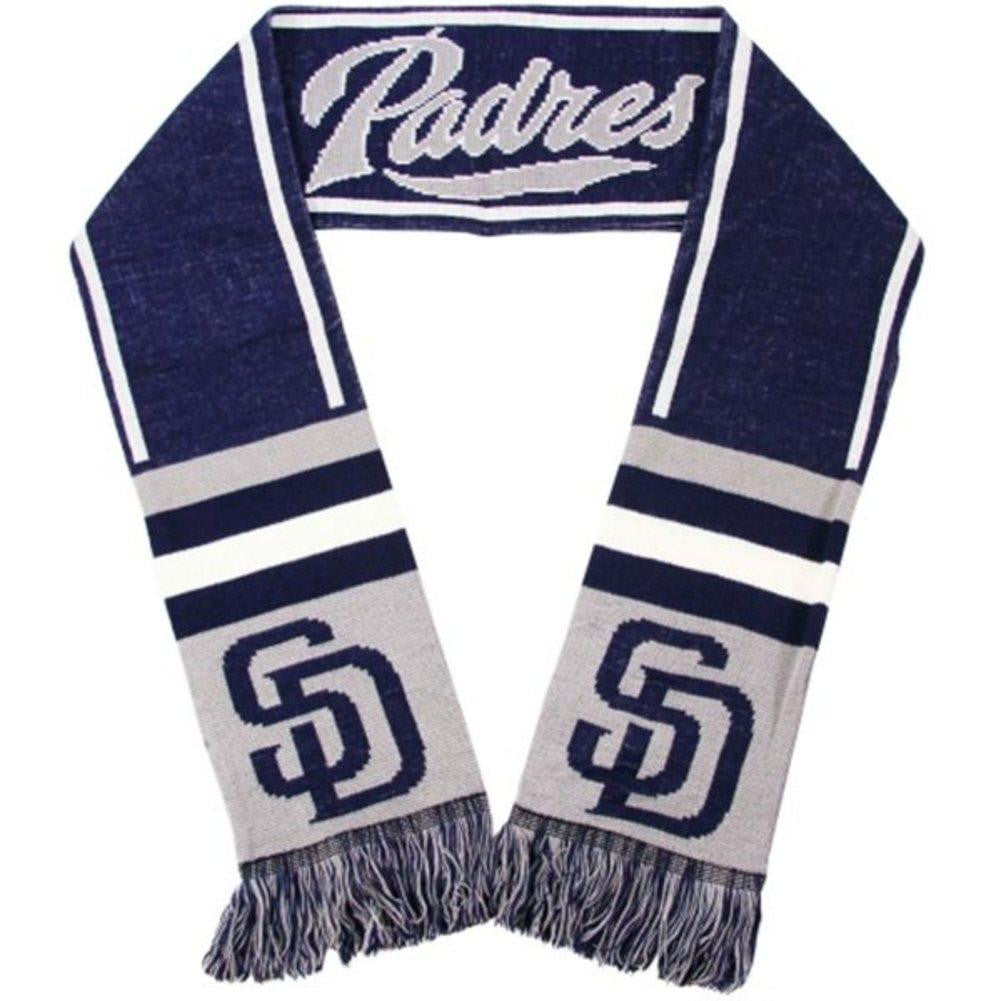 San Diego Padres Wordmark Scarf - Navy Blue-Gray