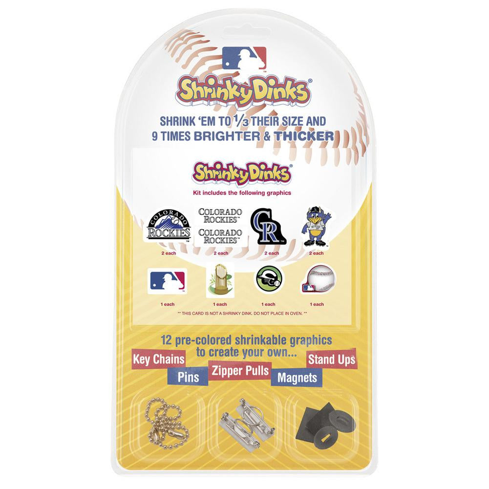 Colorado Rockies Shrinky Dinks