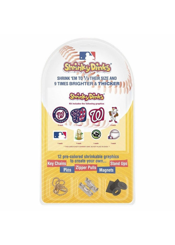 Washington Nationals Shrinky Dinks