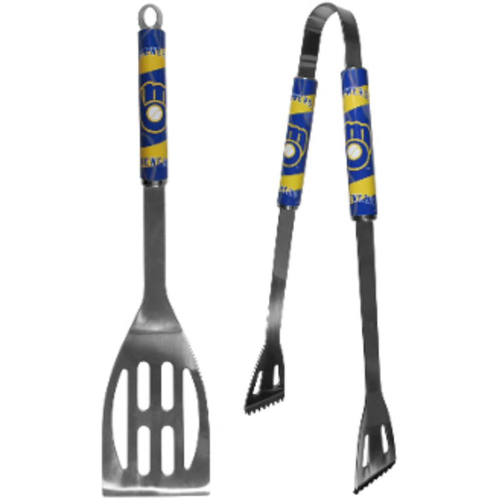 Siskiyou 2-Piece BBQ Set - MLB Milwaukee Brewers