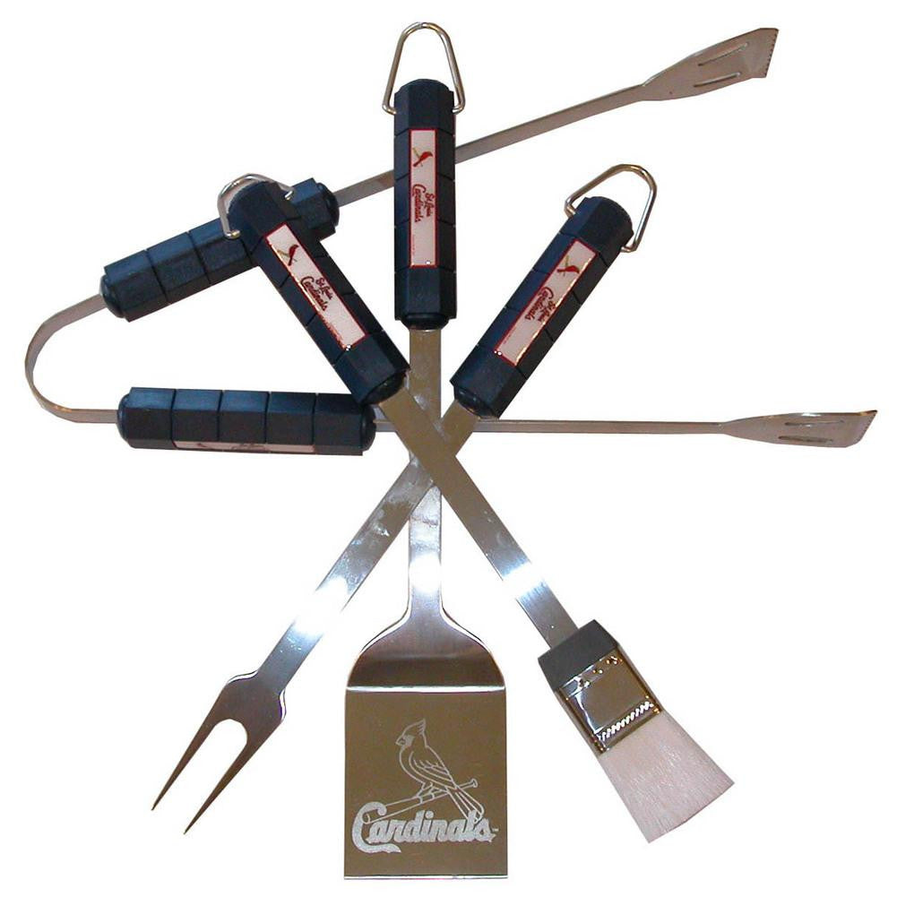 MLB St. Louis Cardinals 4 Piece BBQ Set