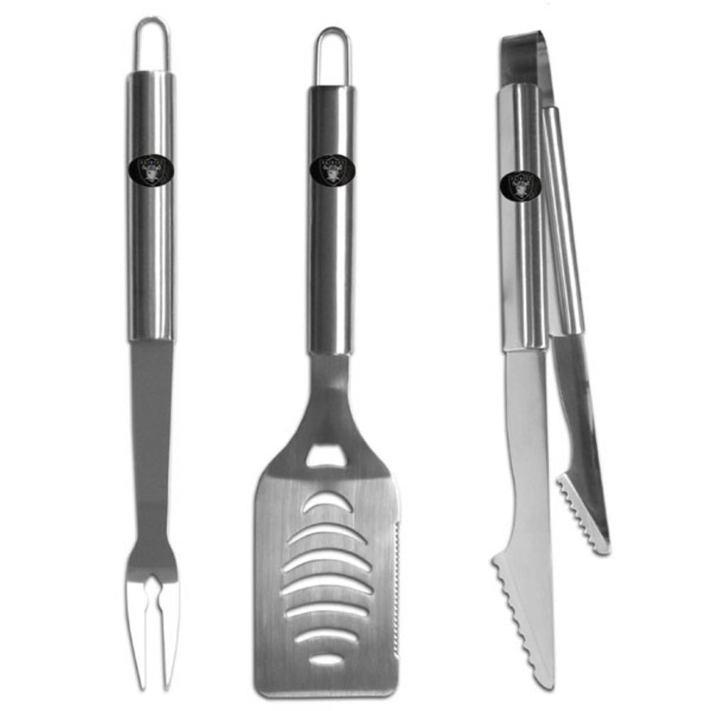 Oakland Raiders 3 Piece BBQ Set