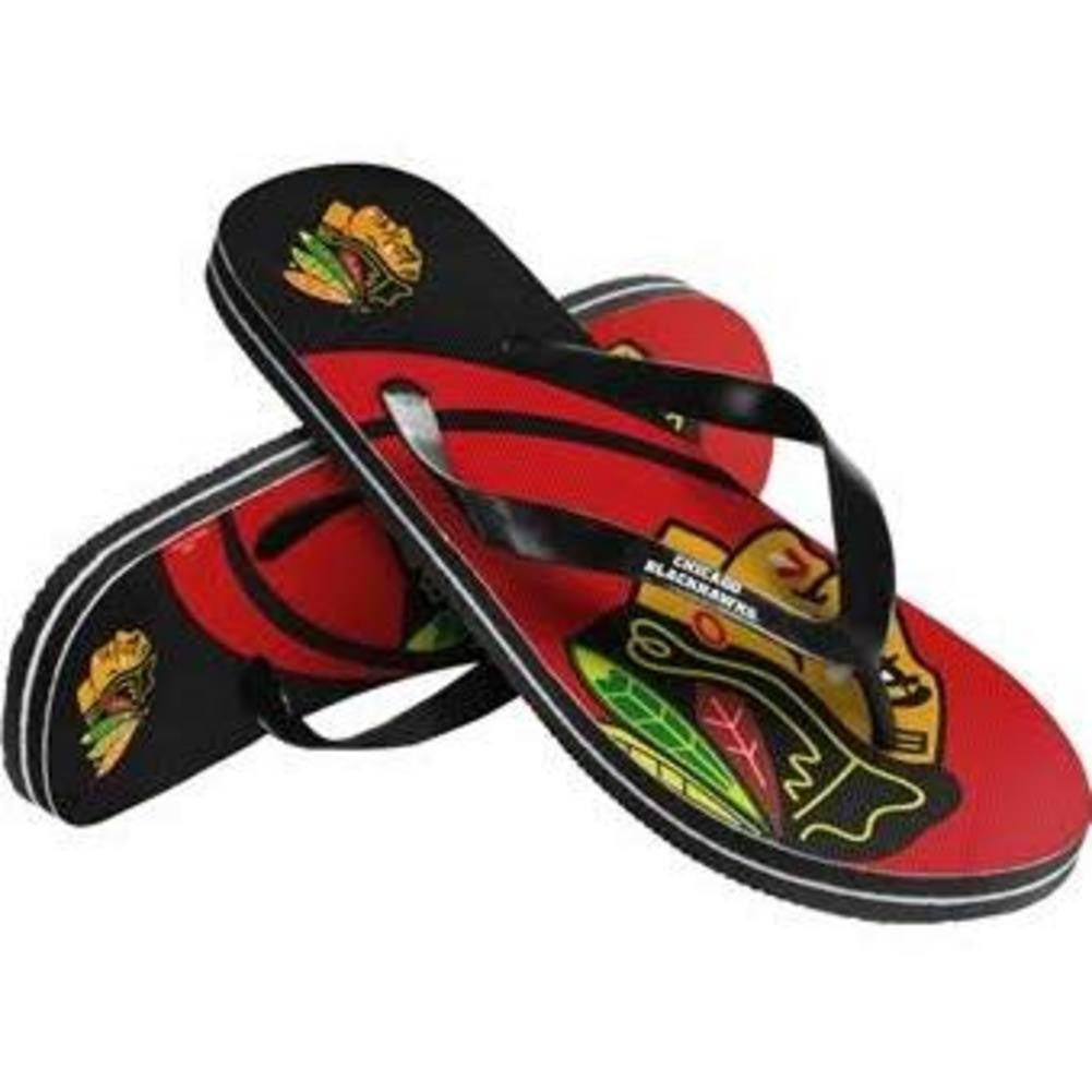 2015 Unisex Big Logo Flip Flop - NHL Chicago Blackhawks