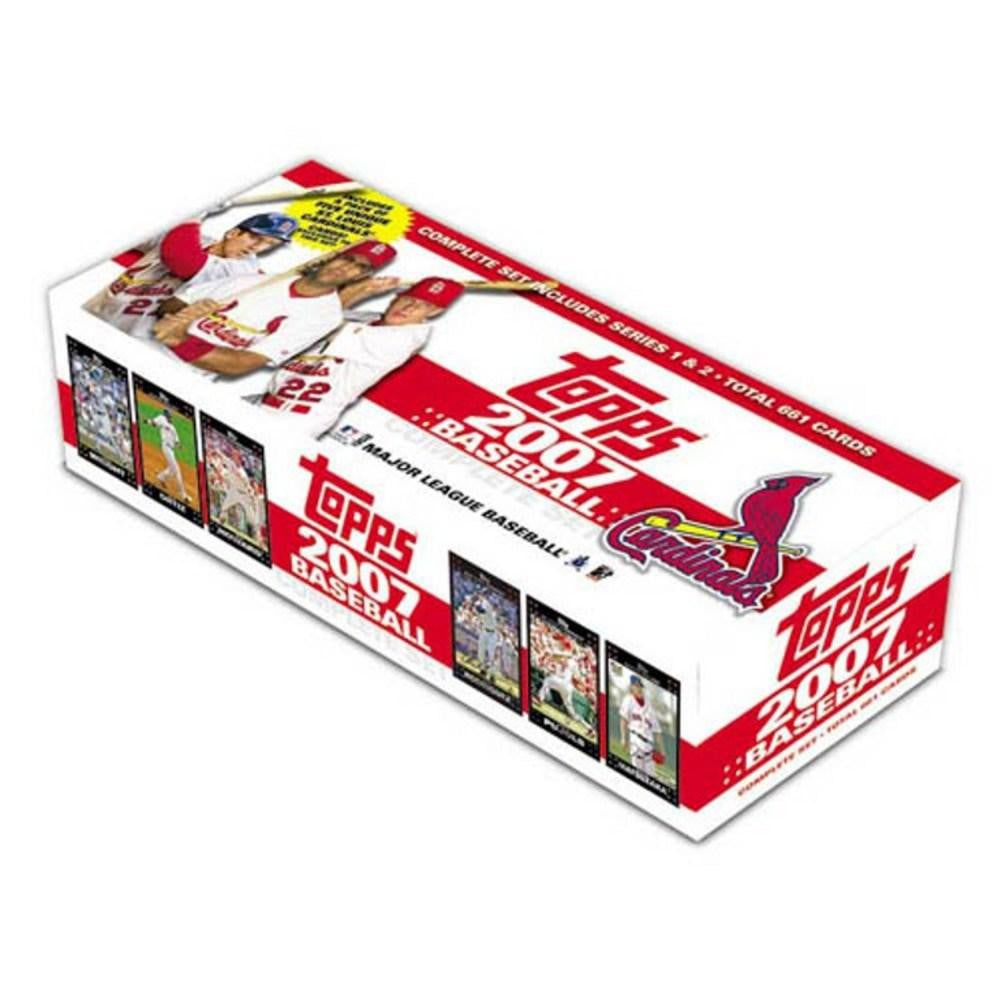 Topps MLB 2007 Baseball Cards Complete Hobby Factory Sealed Set (Series 1 & 2) ST. LOUIS CARDINALS TEAM EDITION
