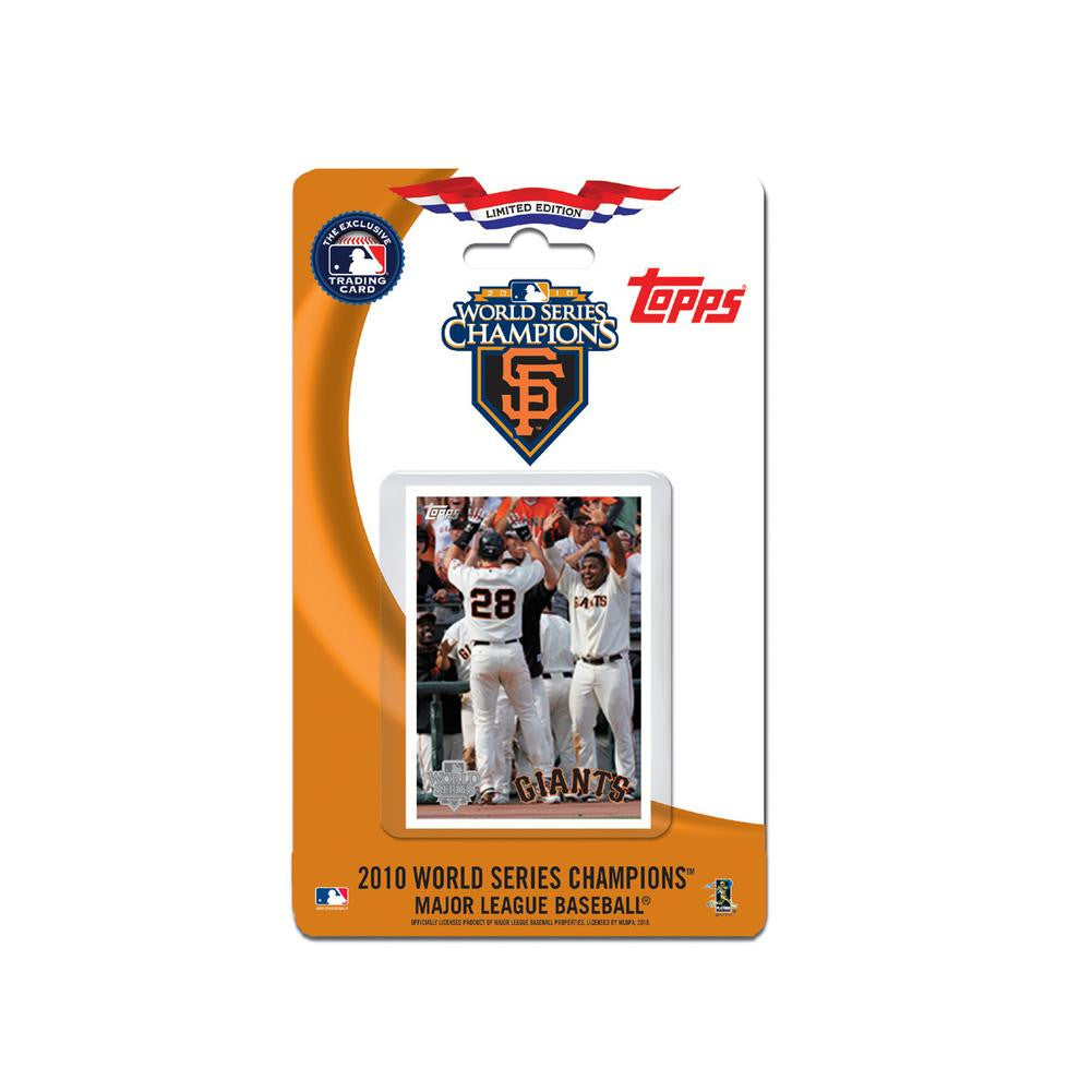 2010 Topps MLB San Francisco Giants World Series Champions Set