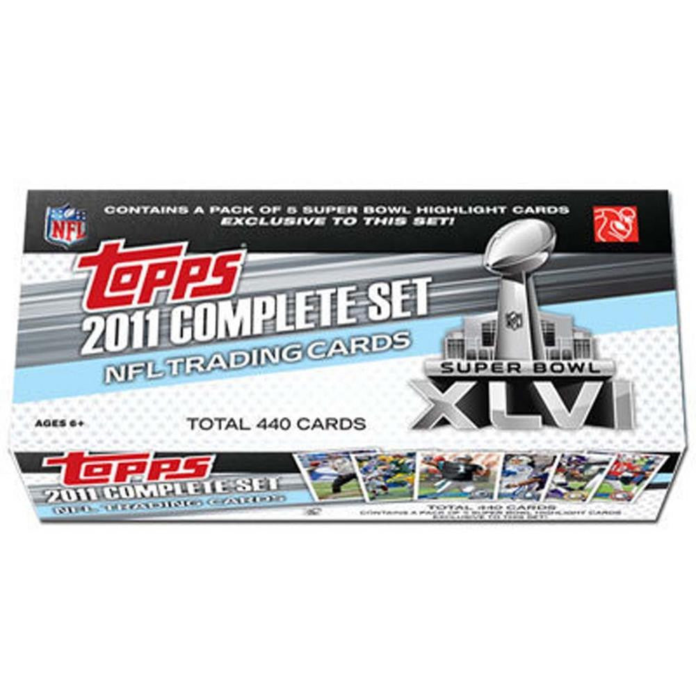 2011 Topps Super Bowl 46 Factory Set NFL