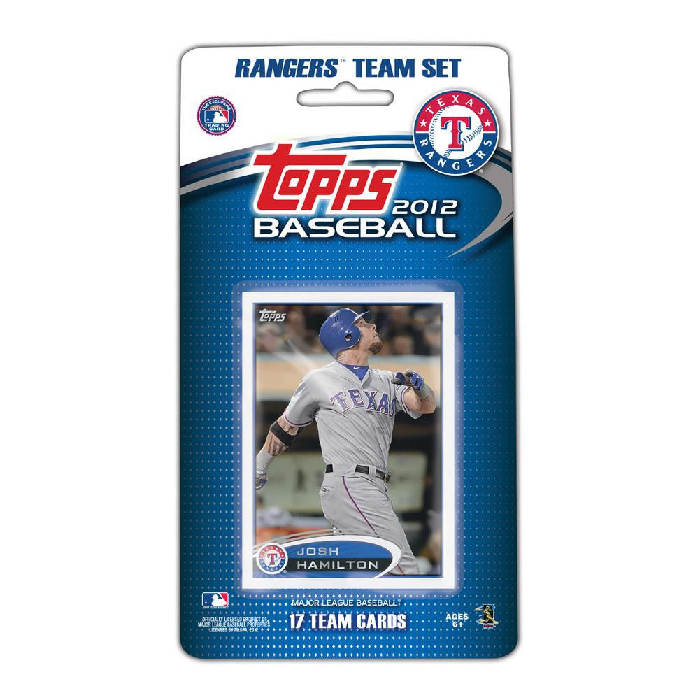 2012 Topps MLB Team Sets - Texas Rangers