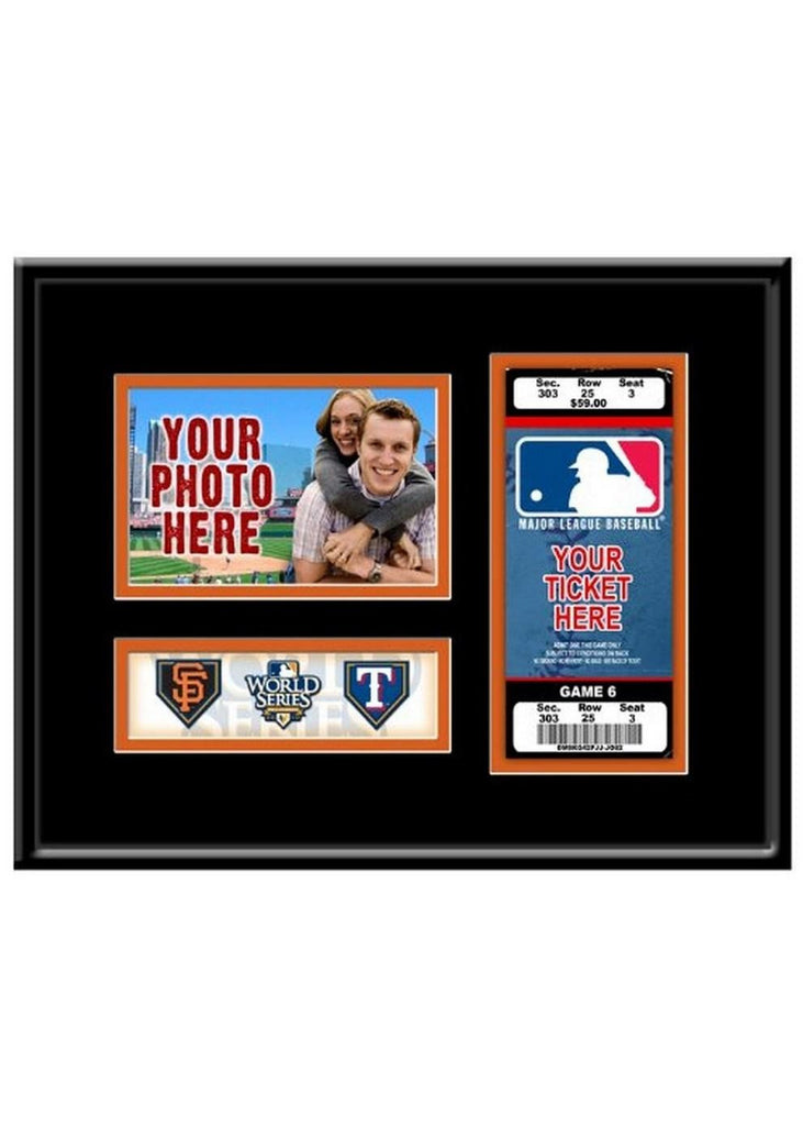 San Francisco Giants 2010 World Series Photo & Ticket Frame