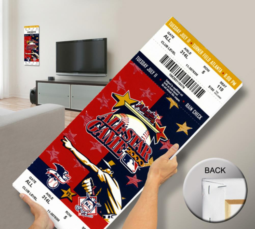 2000 MLB All-Star Game Mega Ticket - Braves Host