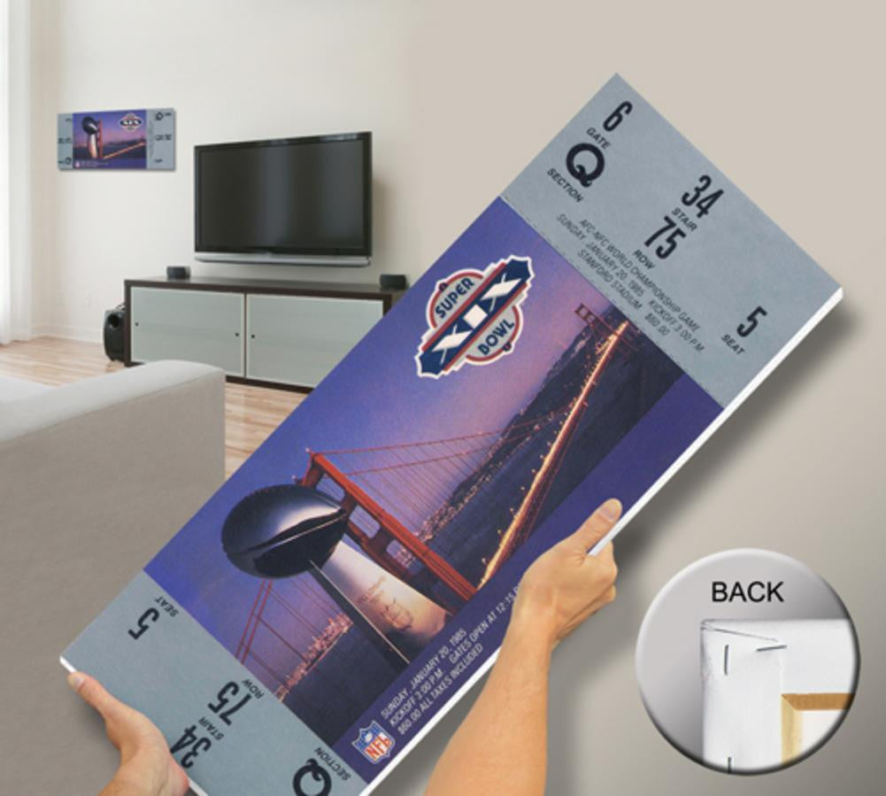 Super Bowl XIX (19) Mega Ticket - San Francisco 49ers