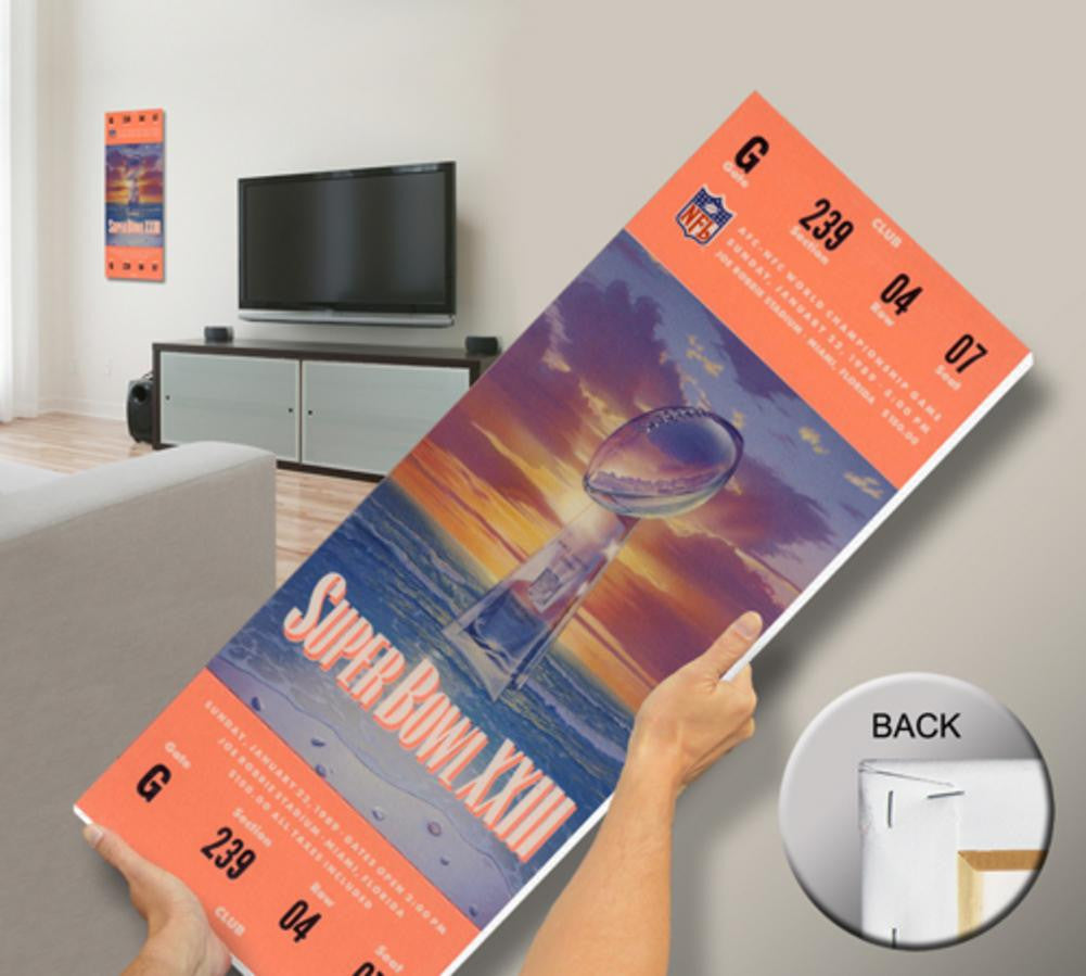 Super Bowl XXIII (23) Mega Ticket - San Francisco 49ers