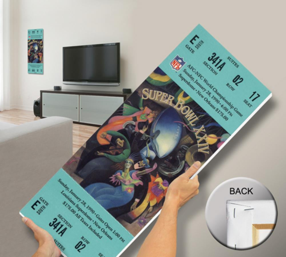 Super Bowl XXIV (24) Mega Ticket - San Francisco 49ers