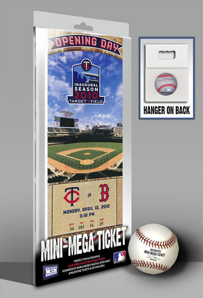 Mini-Mega Ticket - Minnesota Twins - 2010 Target Field Opening Day