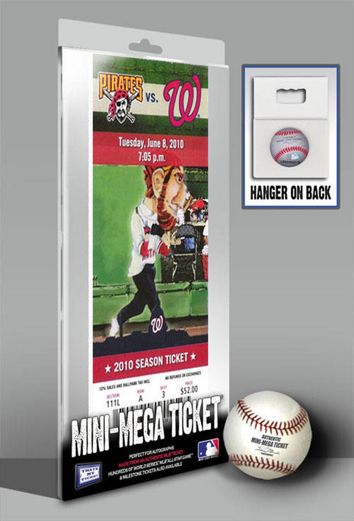 Stephen Strasburg MLB Debut Mini-Mega Ticket - Washington Nationals