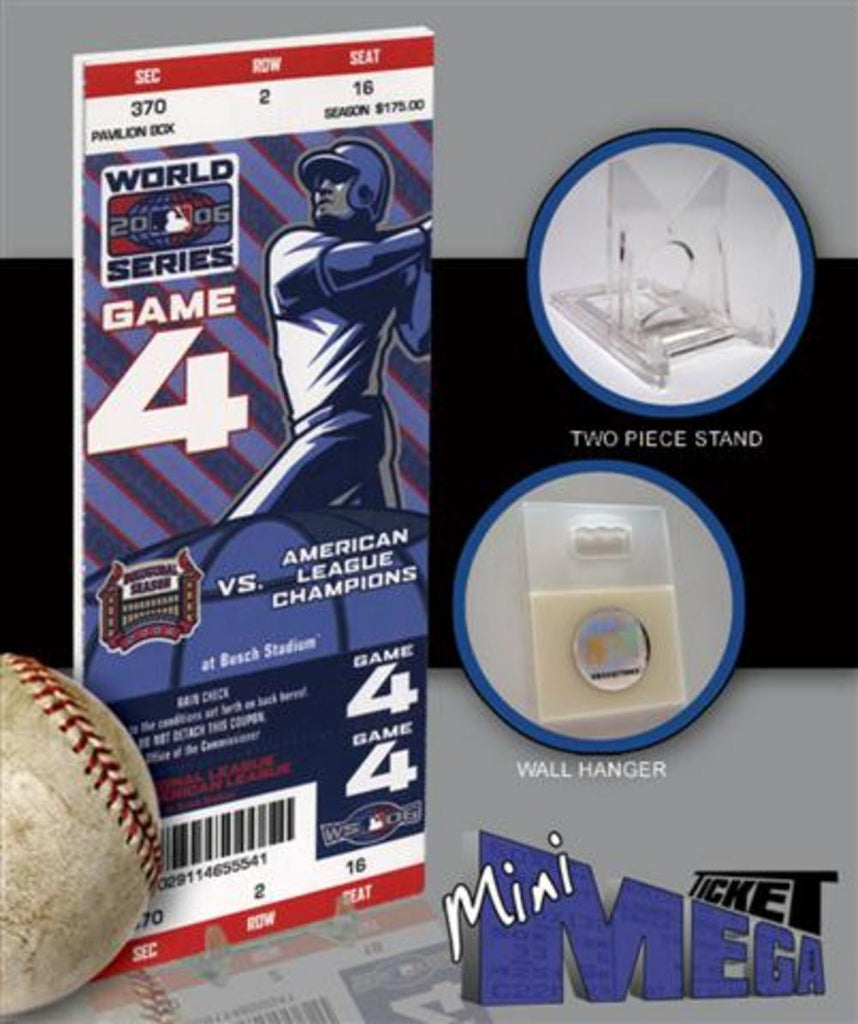 2006 World Series Mini-Mega Ticket - Cardinals