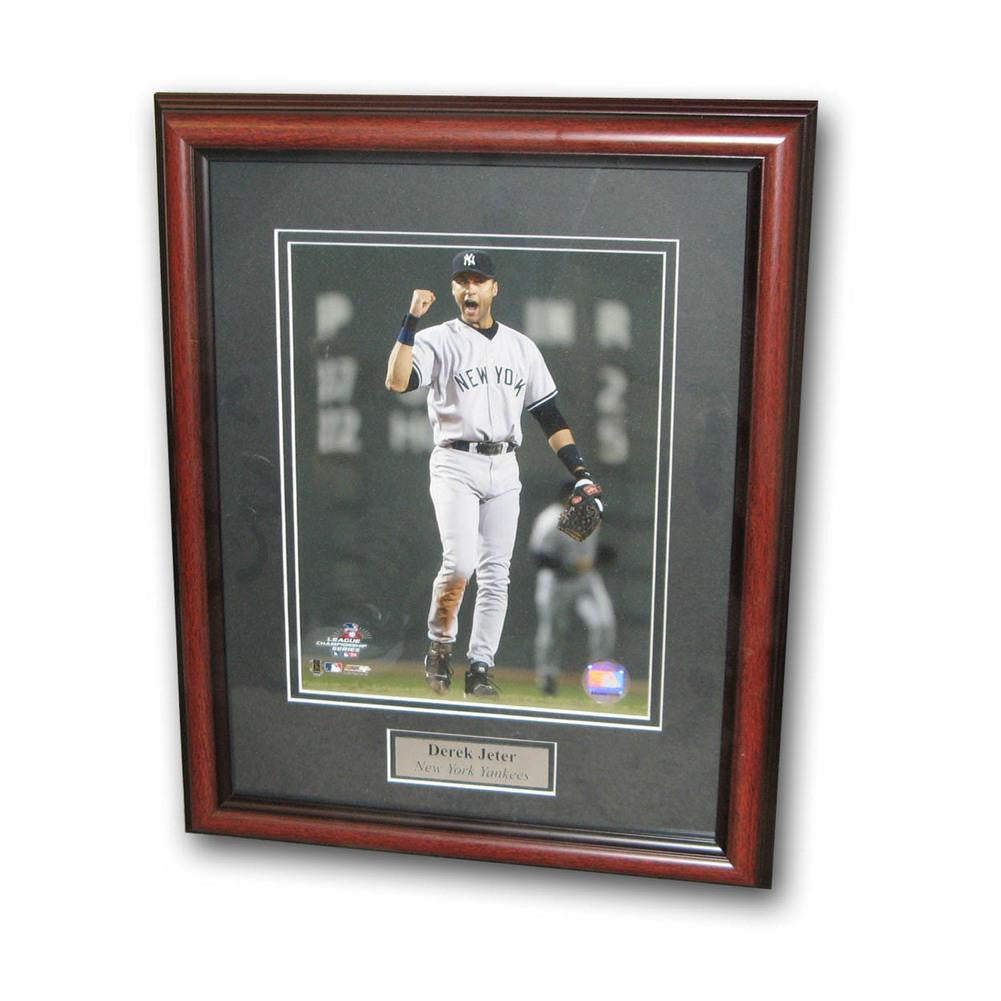 Derek Jeter 8-By-10-Inch With Tree Hugger Frame