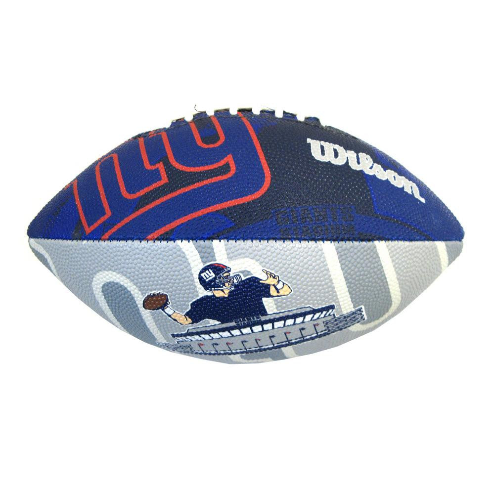 Wilson NFL Team logo junior Super Grip Rubber Football