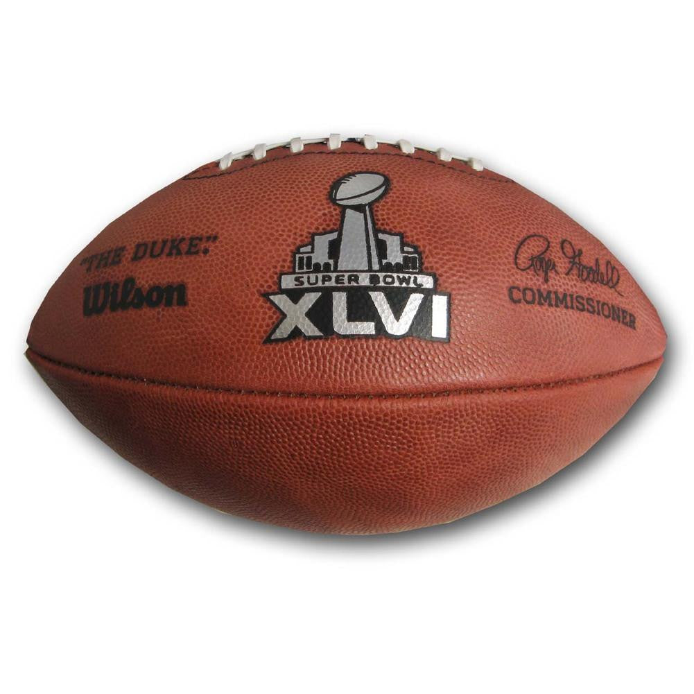 Wilson Super Bowl 46 Official Game Football (With Teams)