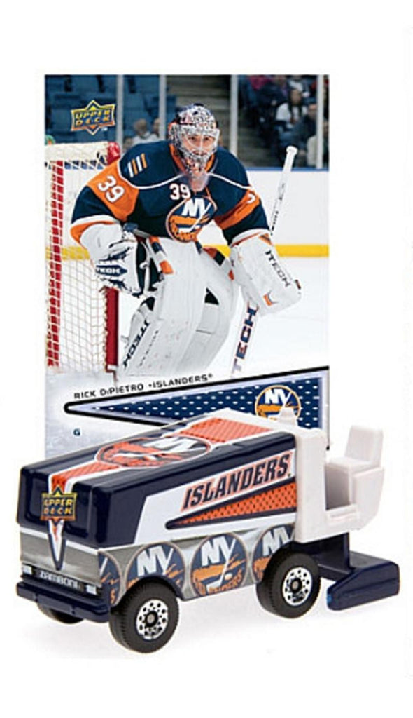 2008-9 NHL Zamboni - New York Islanders With Rick Dipietro Trading Card