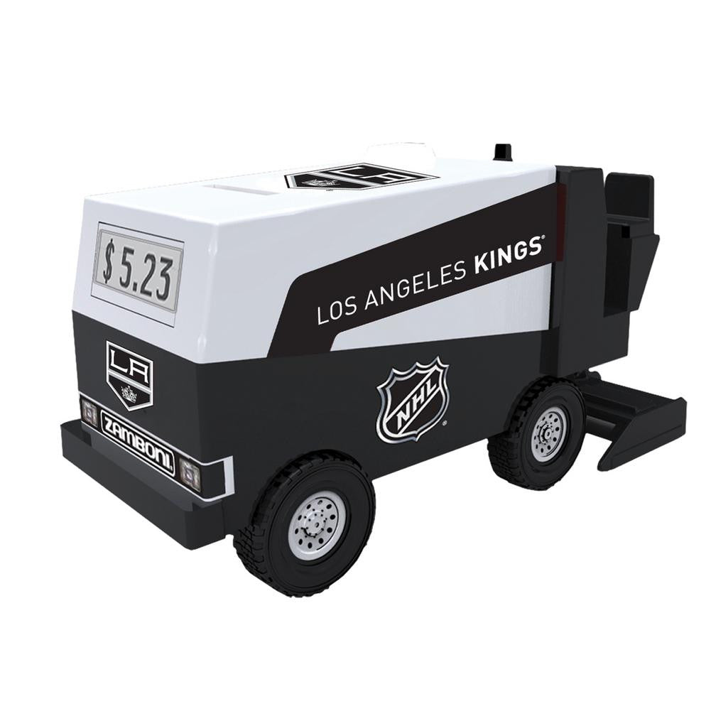 NHL Hockey Los Angeles Kings Digital Electronic Zamboni Coin Counting Bank
