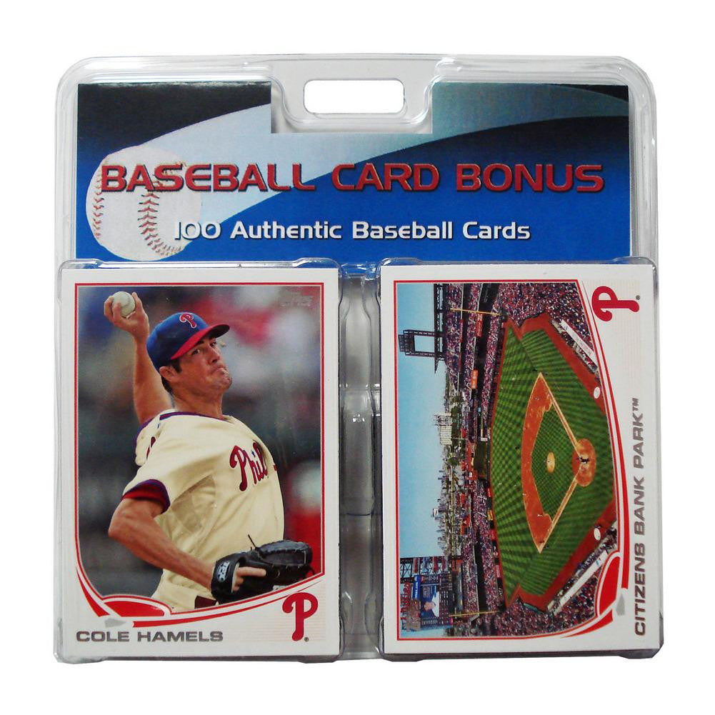 Philadelphia Phillies MLB 100-Card Bonus Pack