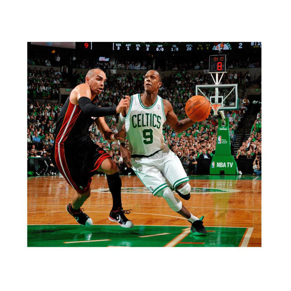13 X 11 3-D Photos - Boston Celtics Rajon Rondo