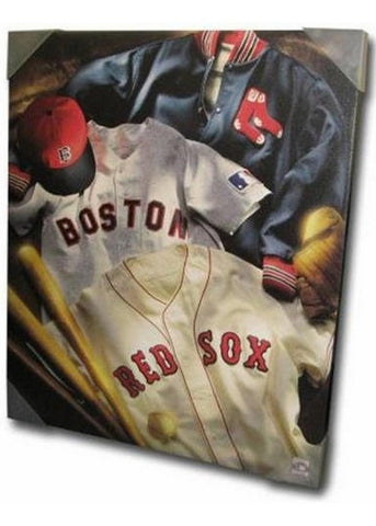 boston red sox 22x28 vintage jersey printed artwork