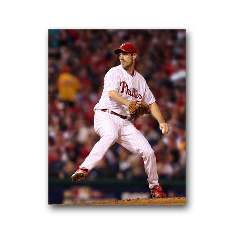 MLB Player Canvas Art - Size: 8 x 10   MLB Player: Philadelphia Phillies Cliff Lee