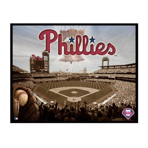 MLB Philadelphia Phillies Artissimo Team Glory 22x28 Canvas Art