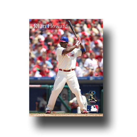 MLB Philadelphia Phillies Artissimo Ryan Howard 8x10 Canvas